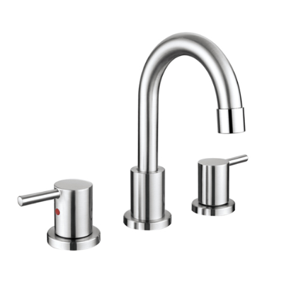 KIOTTO Faucet Bathroom Double Handle Chrome LNF-K13B3042C