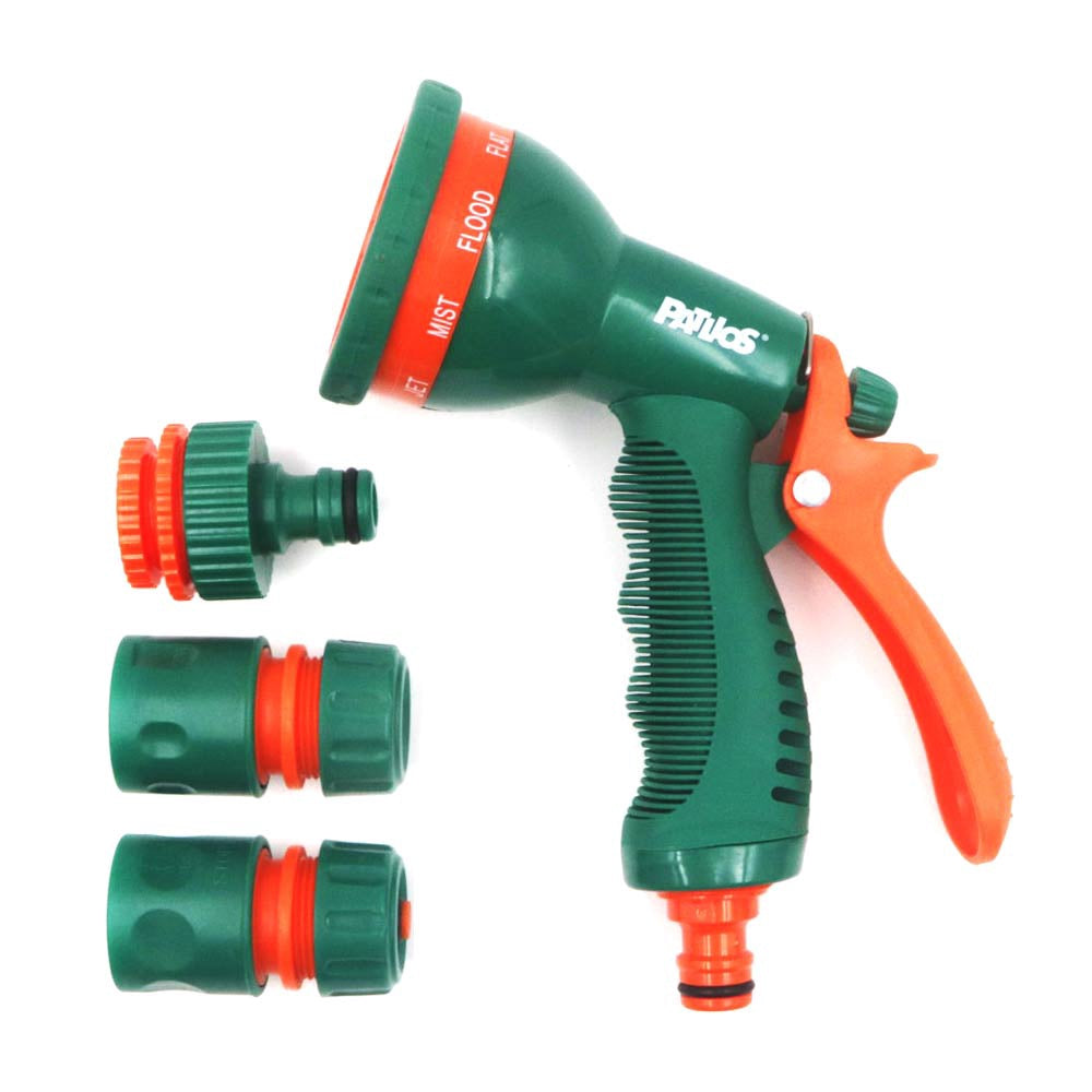 PATLLOS Hose Nozzle 4PCS Set 9 Patterns GS1807