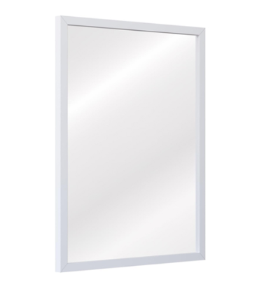 WOLLATON Bathroom Mirror White Pu Frame 31.5"X23.6" GNM-MRWF08060