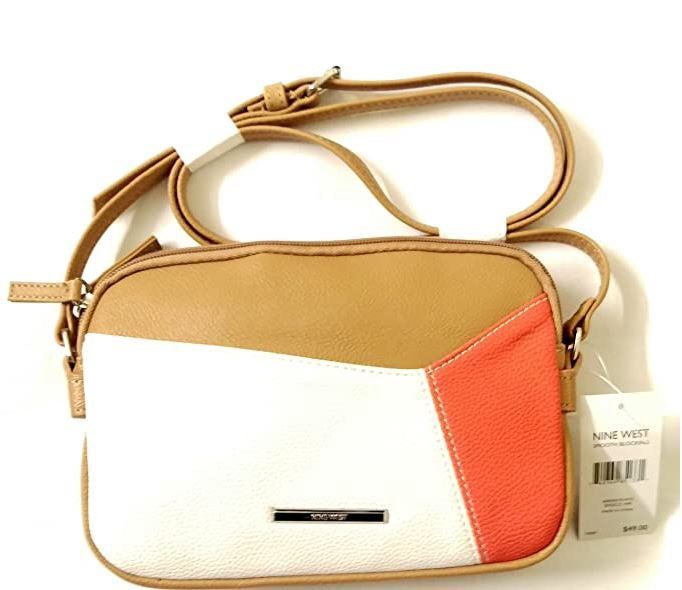 NINE WEST Bag Women's Smooth Blocking Crossbody