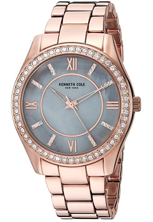 KENNETH COLE Watch Women New York Classic Stainless Steel ANALOG-QUARTZ Alloy Strap Rose Gold KC50739001