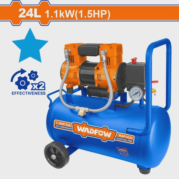 WADFOW Air Compressor UWAP1A24 24L 1100W Oil Free