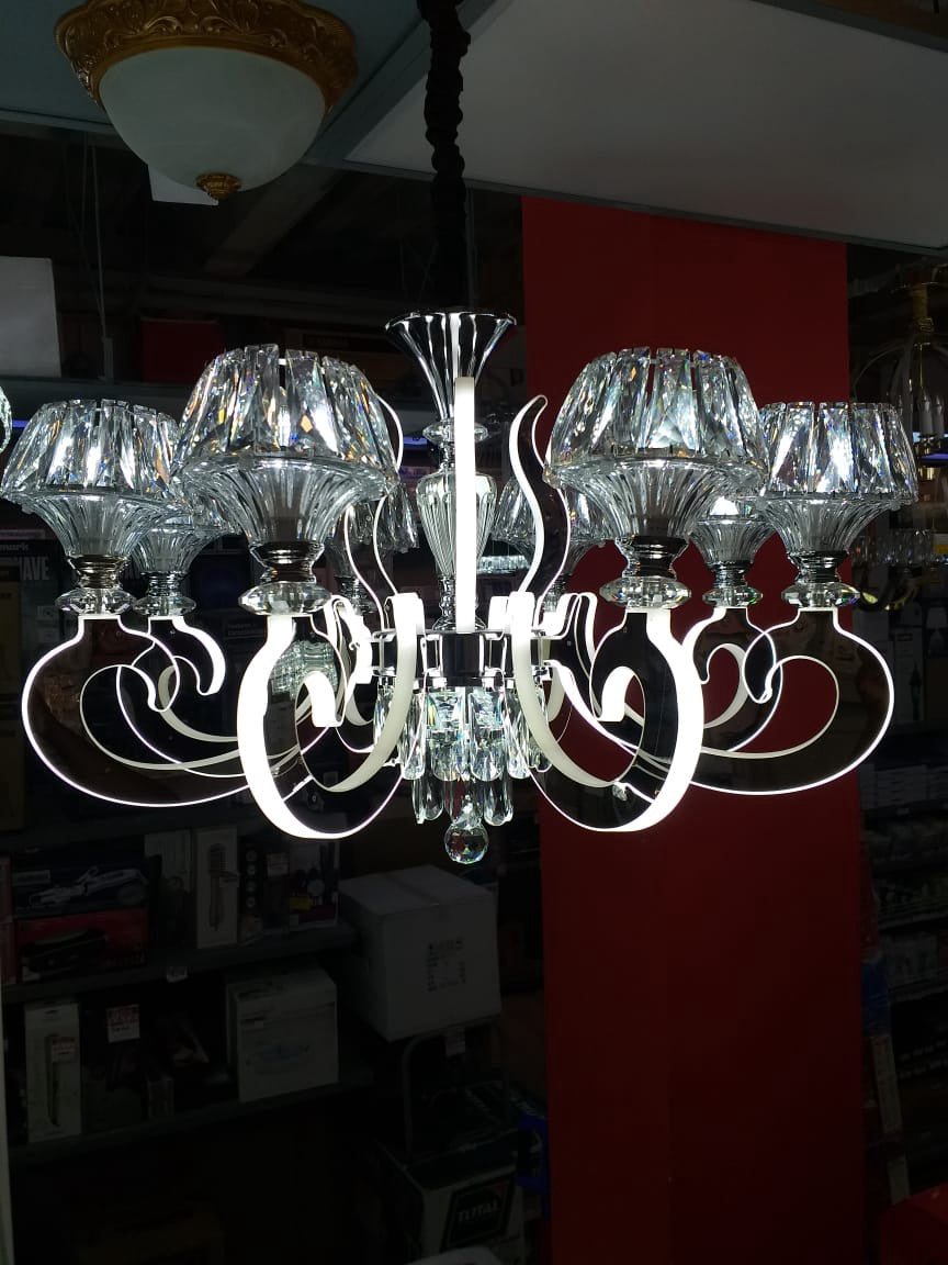 Chandelier LED 69008-8C with Remote Control