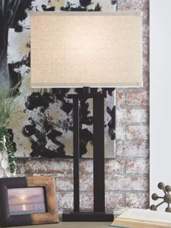 ASHLEY Table Lamp Signature Design Aniela Metal Set of 2 Black L204074