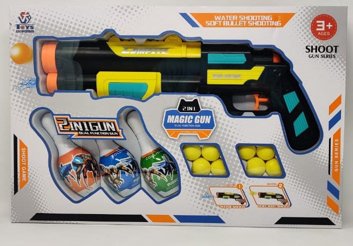 GENERIC Toy Gun 2IN1 Magic Gun Shoot Dual Function K307