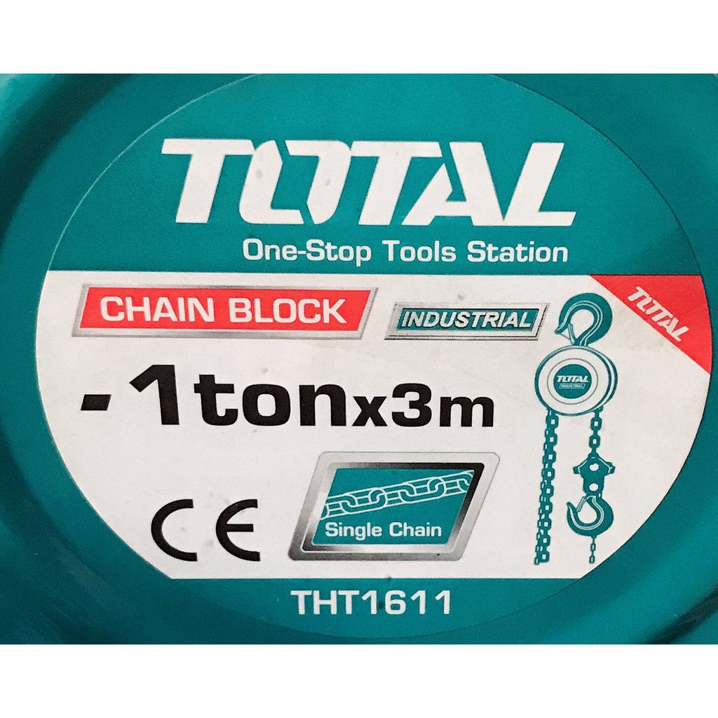 TOTAL Chain Block 1 Ton THT1611