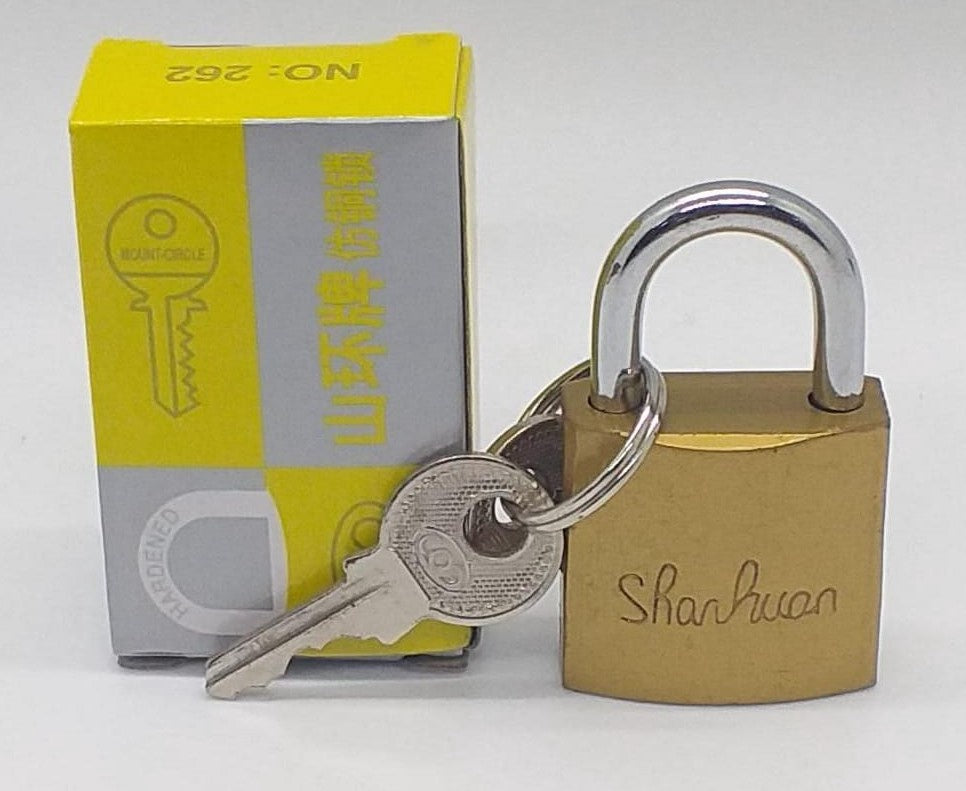 MOUNT CIRCLE Padlock 25MM Brass #325/262