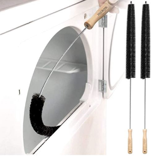 HOLIKME Dryer Brush 2 Pack Vent Cleaner/ Lint Trap Long Flexible
