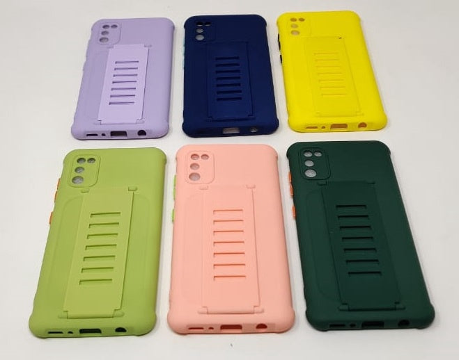 GENERIC Phone Case for Samsung A41 Silicone with Hand Strap