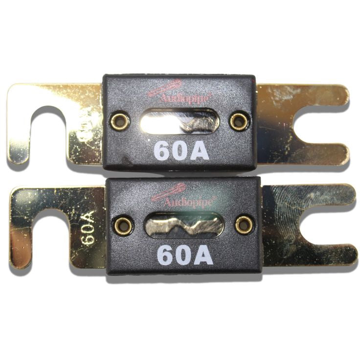 AUDIO PIPE Fuse Auto ANL-60A Gold Flat 60A 2PCS Pack