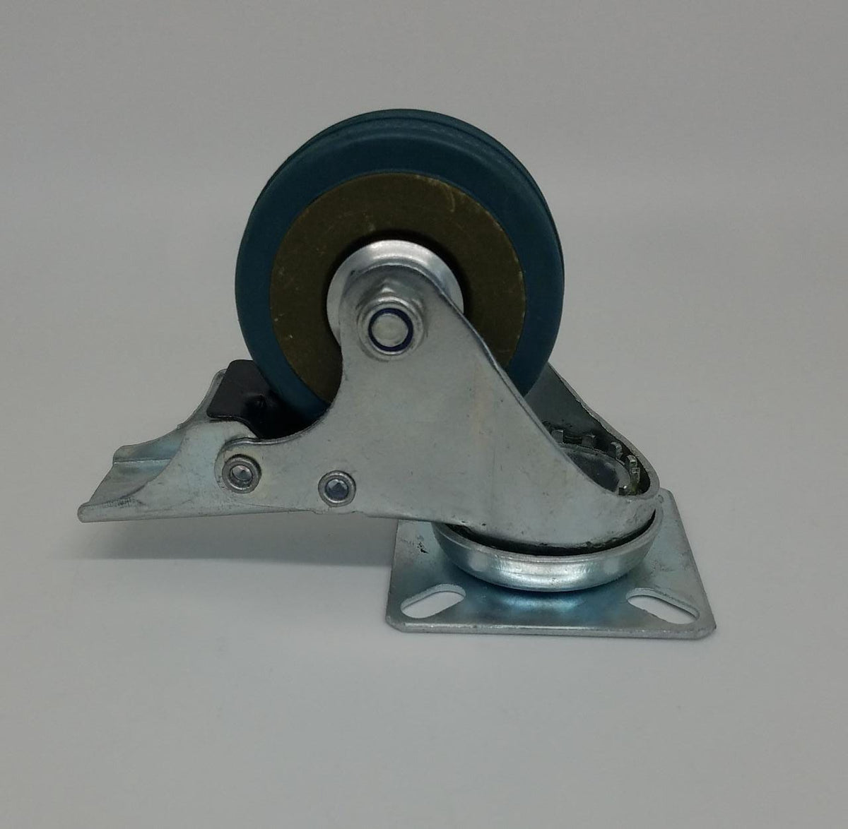 Wheel Coaster 2" W/BRAKES Swivel Grey 50X17