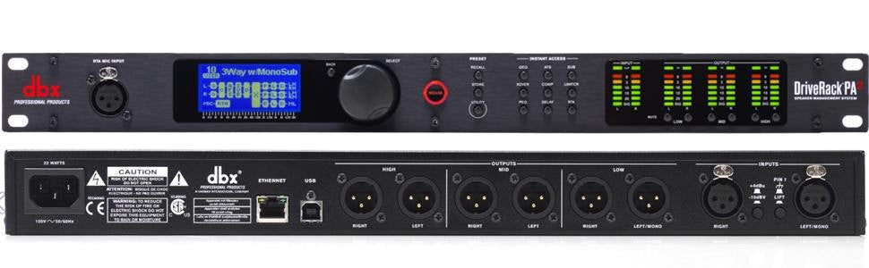 DBX Dsp Digital Signal Processor Driverack PA2