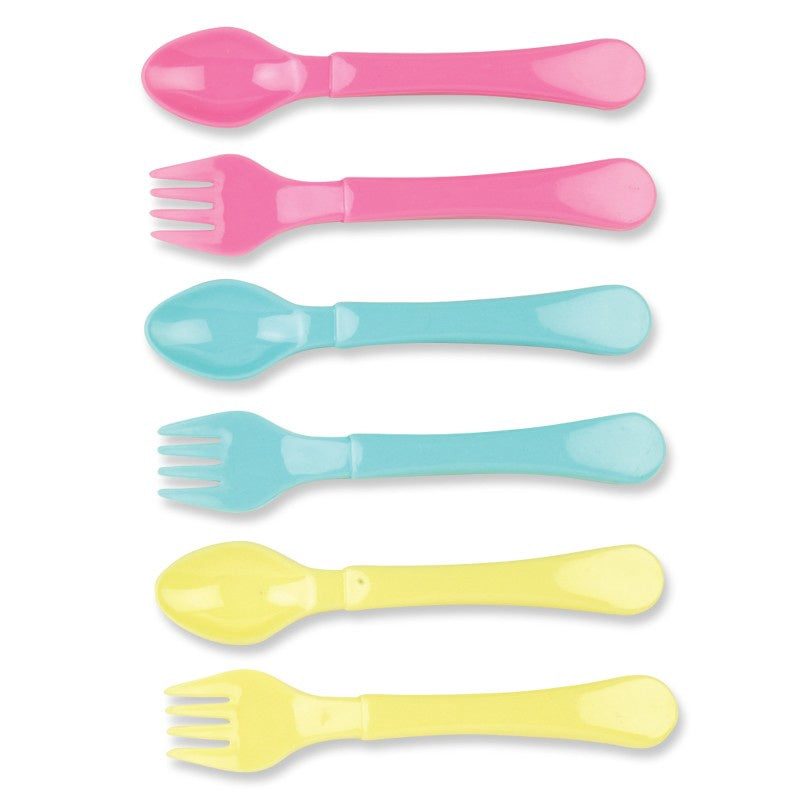 BABYKING Baby Easy Grip Cutlery BK1874 6PCS Pack Bpa Free