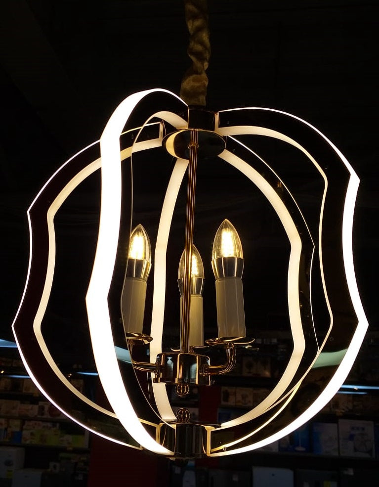 Chandelier LED 7007-5 with Remote Control