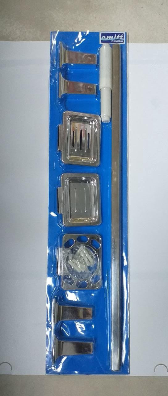 CMITT Bathroom Set 5PCS Nickle