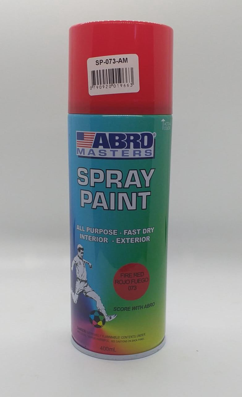 ABRO Tin Spray Red #073
