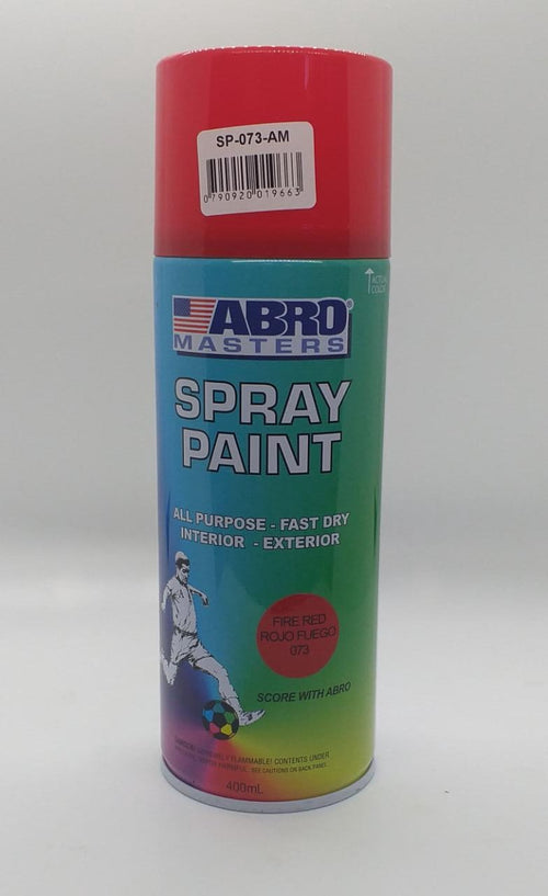 ABRO Tin Spray Red #073