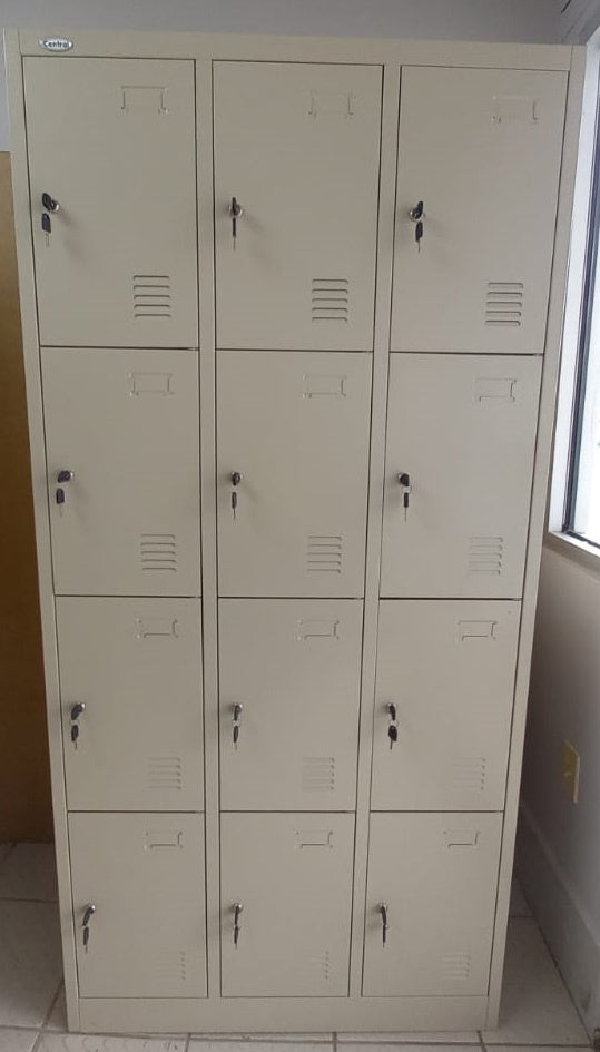 CENTRAL Locker 12DOOR with Keys Beige 64011