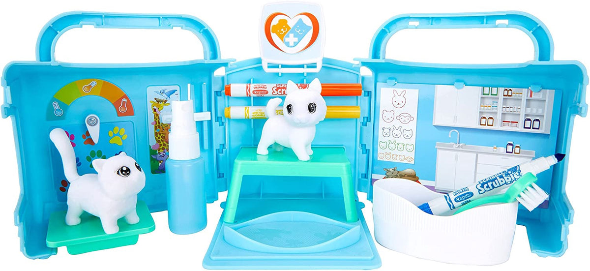 CRAYOLA Toy Scribble Scrubbie Pets Vet Playset
