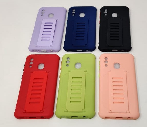 GENERIC Phone Case for Samsung A40 Silicone with Hand Strap
