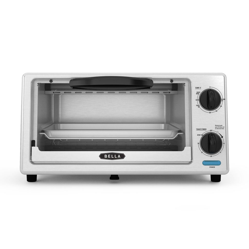 BELLA Toaster Oven LO100801 14804 4-SLICE