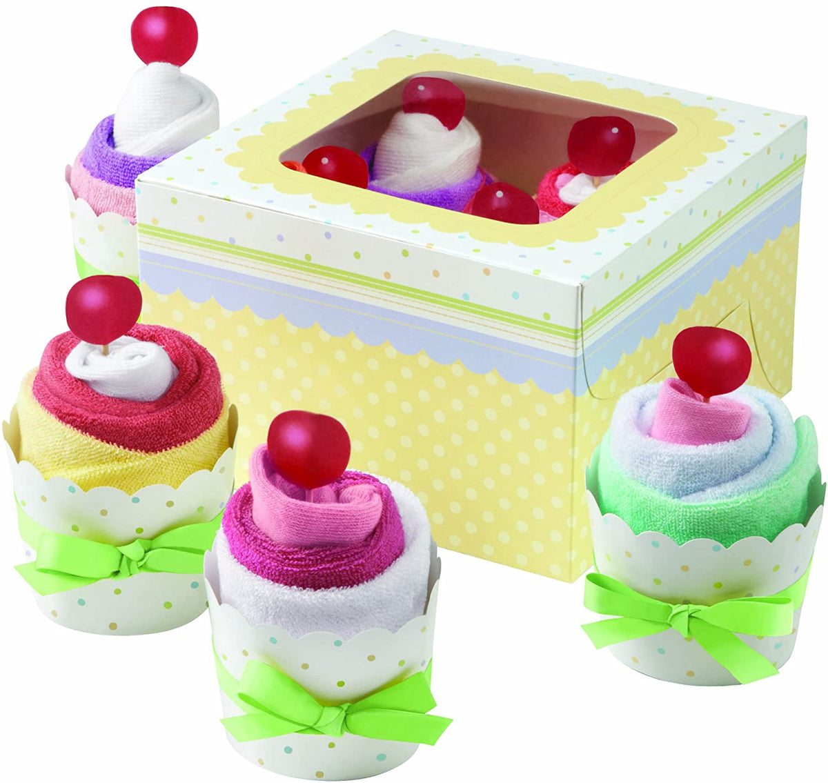 WILTON Baking Cupcake Boxes 8PCS Layette Kit 1004-1428