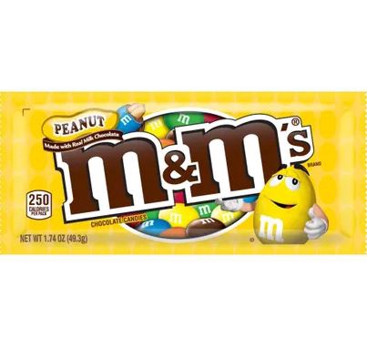 M&M Peanut Milk Chocolate Candies
