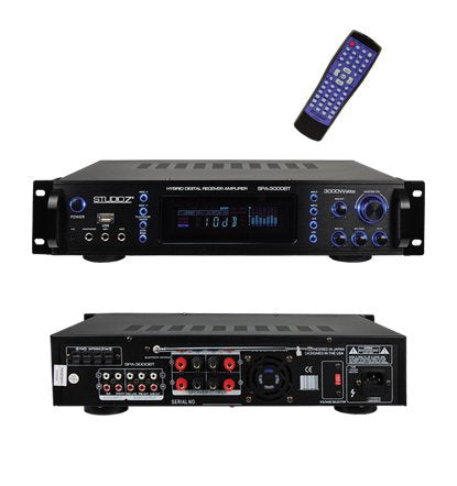 STUDIO Z Amplifier Studioz SPA-3000BT Wth Bluebooth Hybrid Digital 3000W