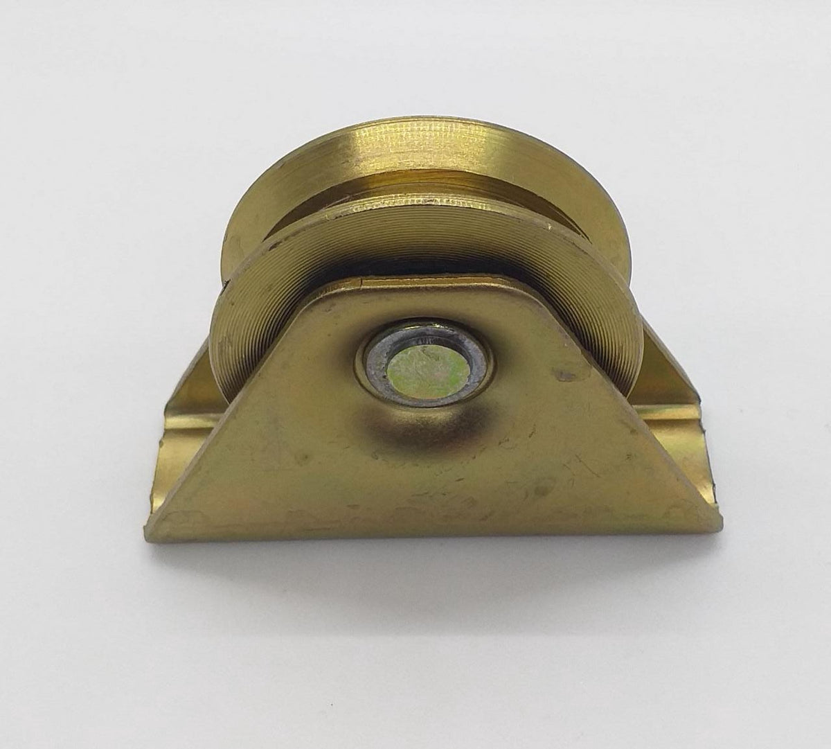 Gate Wheel Roller Brass 70MM Narrow V Groove