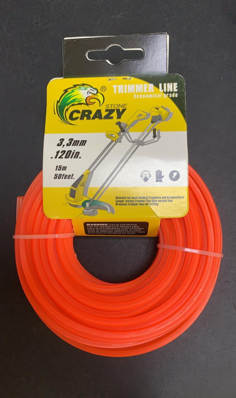 Trimmer Line 3.3MM 15M Stone Crazy
