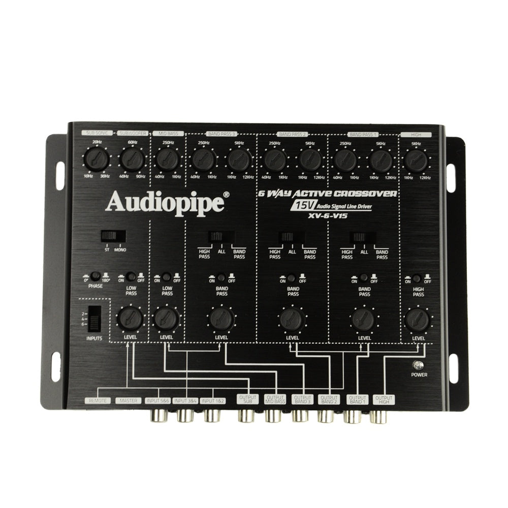 AUDIO PIPE Crossover XV-6-V15 6-WAY Car