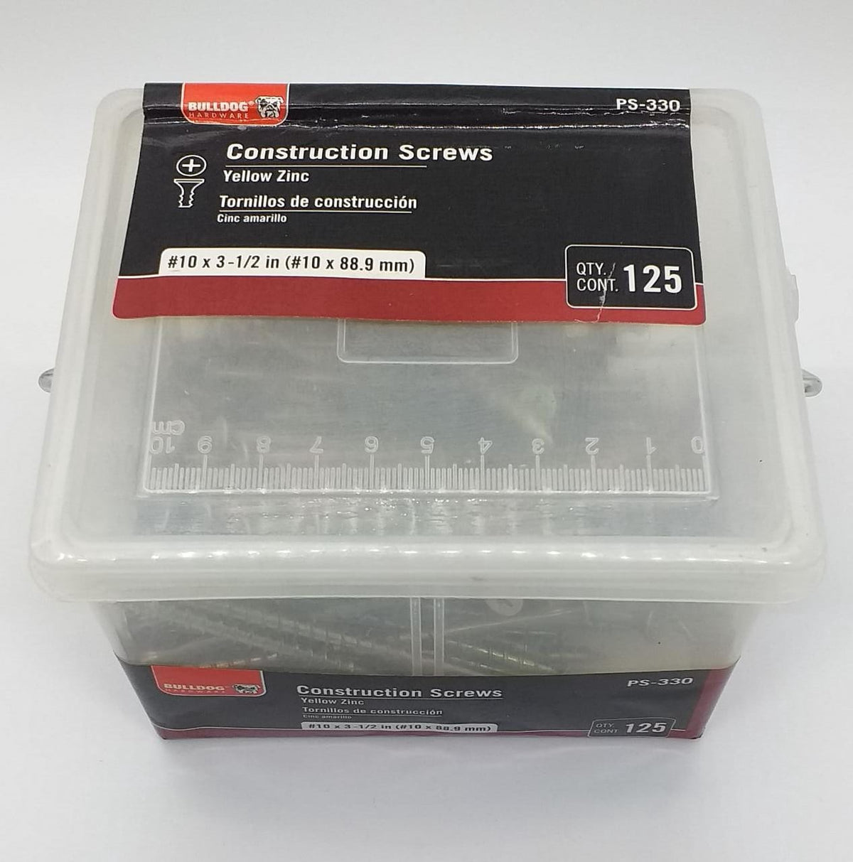 BULLDOG Screw Construction 10 X 3 1/2 125PC #PS-330
