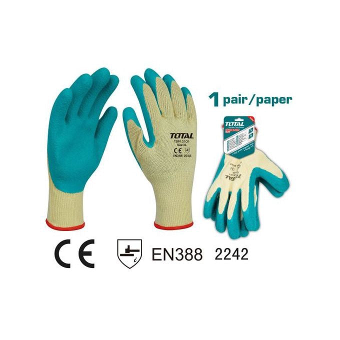 TOTAL Gloves Latex TSP13102-XL