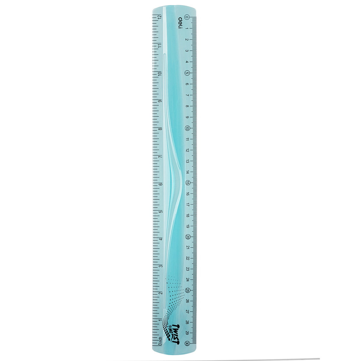 DELI Stationery Ruler H21 Ultra Flexible 12" Sold Each
