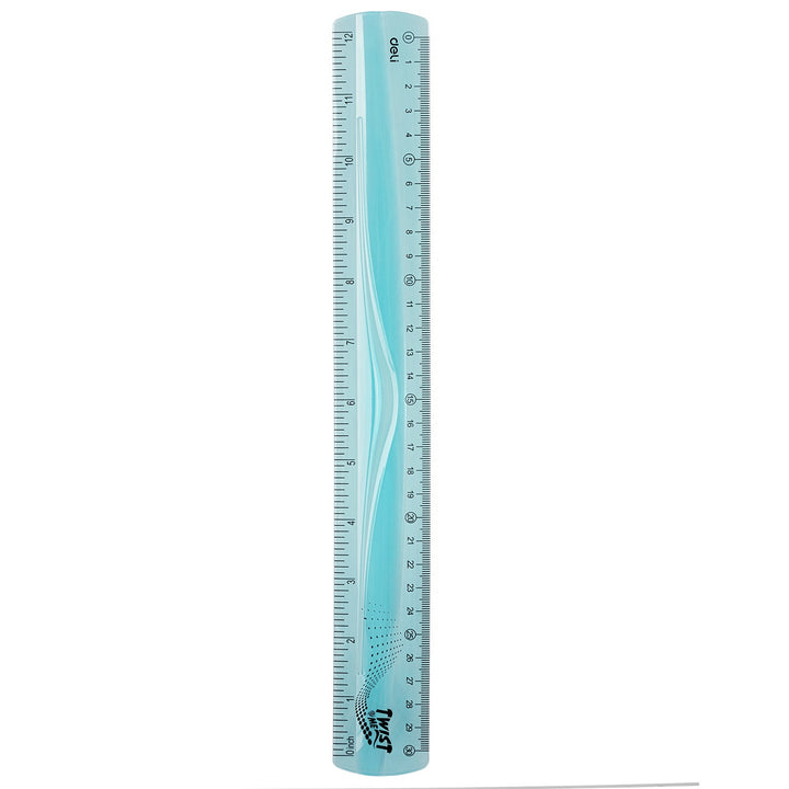 DELI Stationery Ruler H21 Ultra Flexible 12" Sold Each