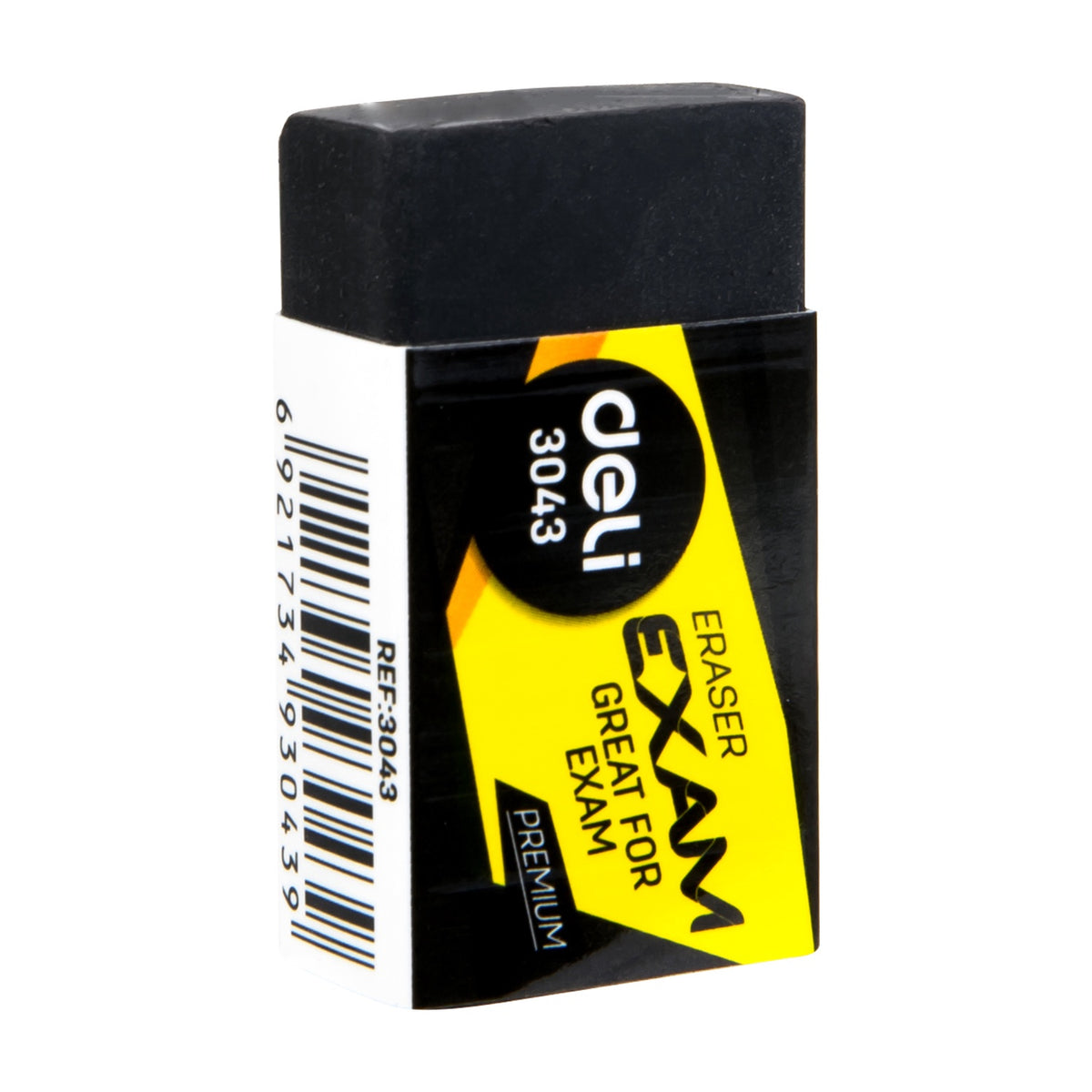 DELI Stationery Eraser 3043 Exam Premium Black