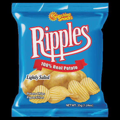 SUNSHINE SNACKS Ripples Lightly Salted 32G 1.13OZ