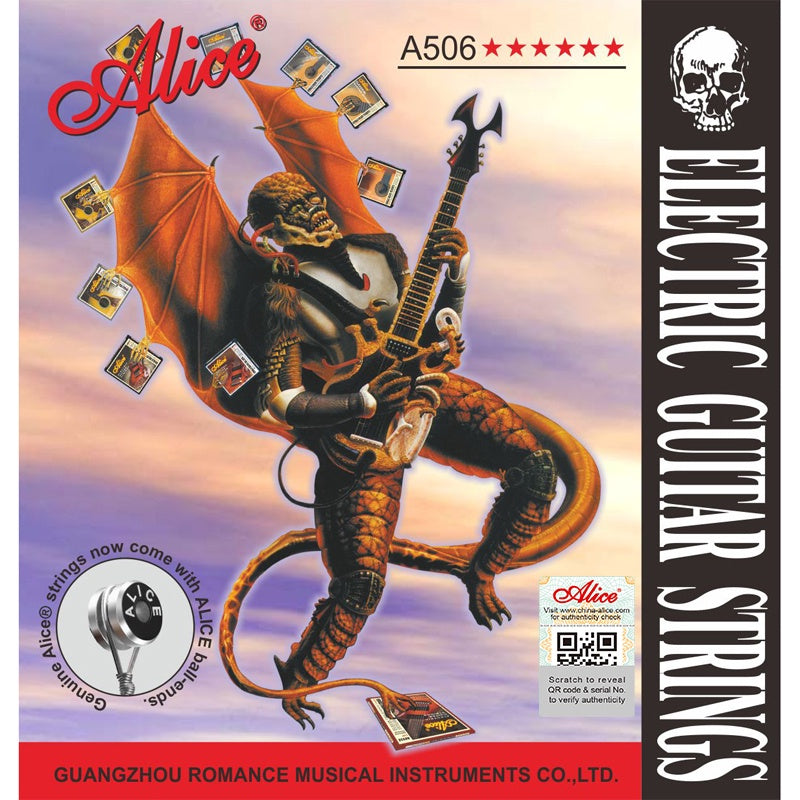 ALICE Guitar String A506-SL-2 2ND String Only Electric Stainless Steel Extra Light