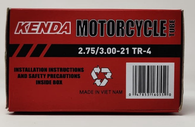 KENDA M/CYCLE Tubes 275/300 X 21 TR-4 2.75/3.00-21