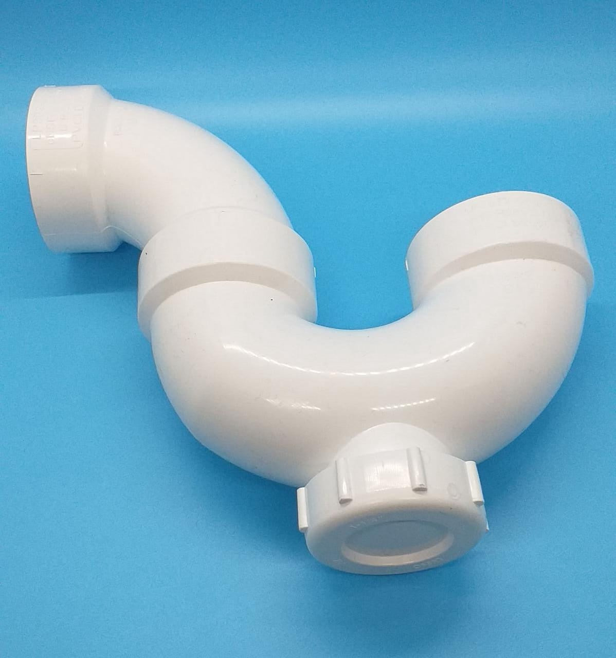 PVC P Trap 1 1/2" U Type W/CLEANOUT
