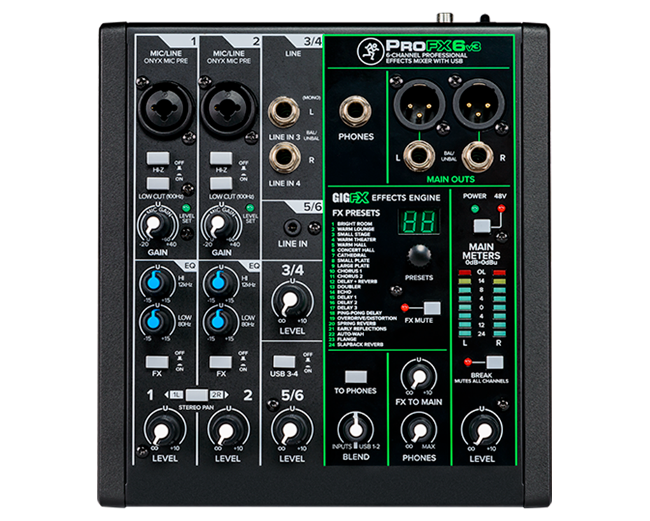 MACKIE Mixer Profx 6V3
