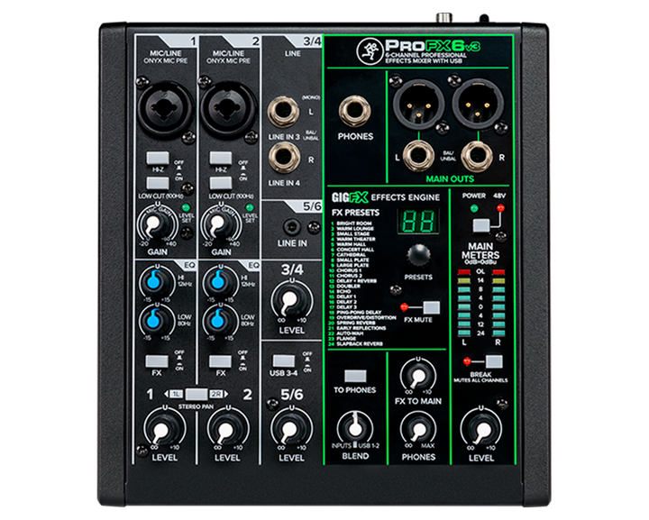 MACKIE Mixer Profx 6V3