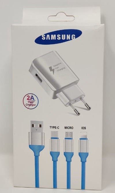 GENERIC Charger Cable USB 3IN1 TYPE-C Micro Lighting 2A Fast