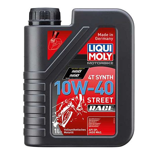 LIQUI MOLY Oil Motorbike 10W-40 4T Synth Street Race 1L 20753