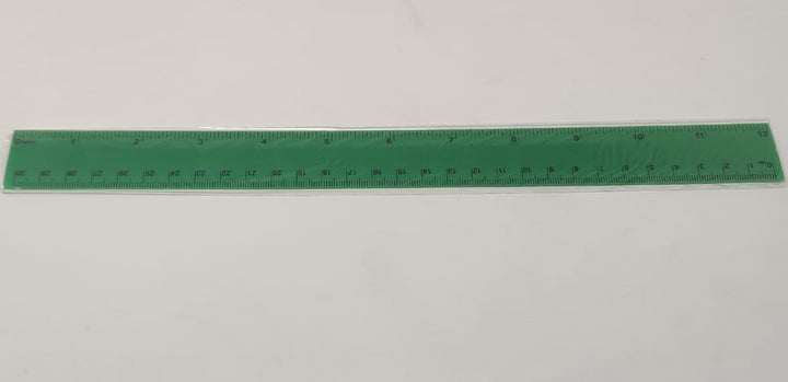 Stationery Ruler Plastic Colored 12" 30CM with Tables Sold Each