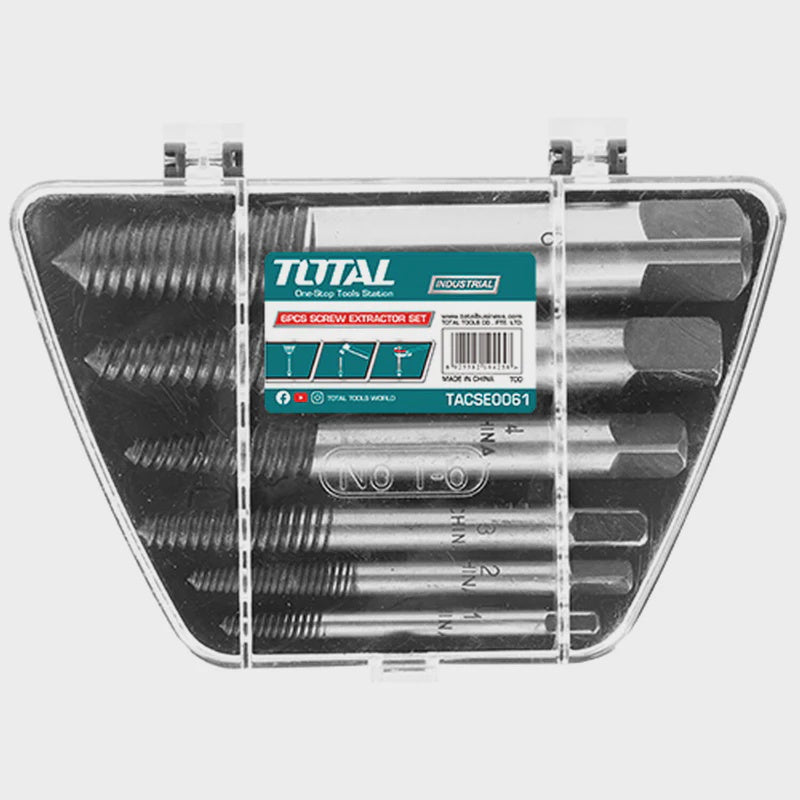 TOTAL Screw Extactor Set 6PCS TACSE0061