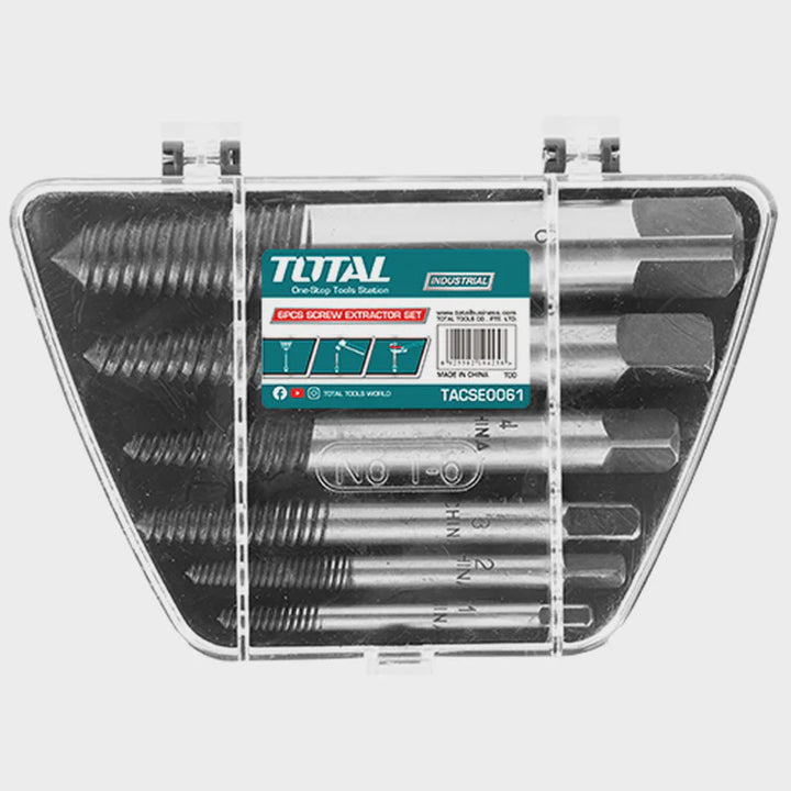 TOTAL Screw Extactor Set 6PCS TACSE0061