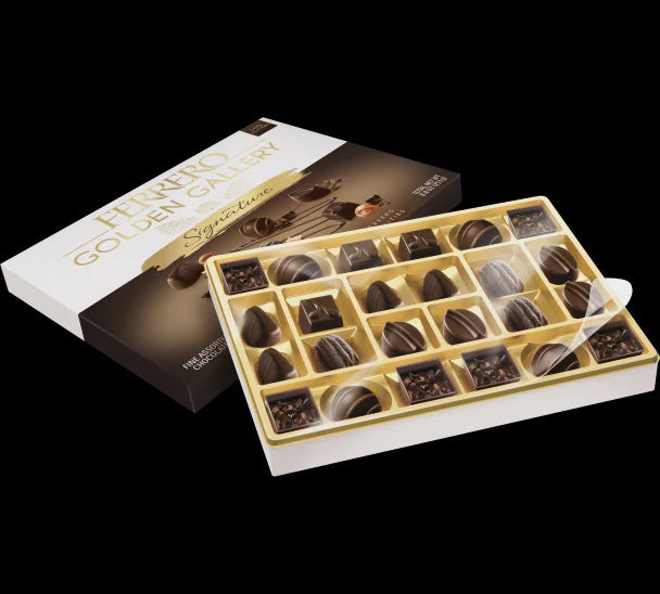 FERRERO ROCHER Ferrero Golden Gallery Signature Chocolate Dark Edition 120G 12PCS