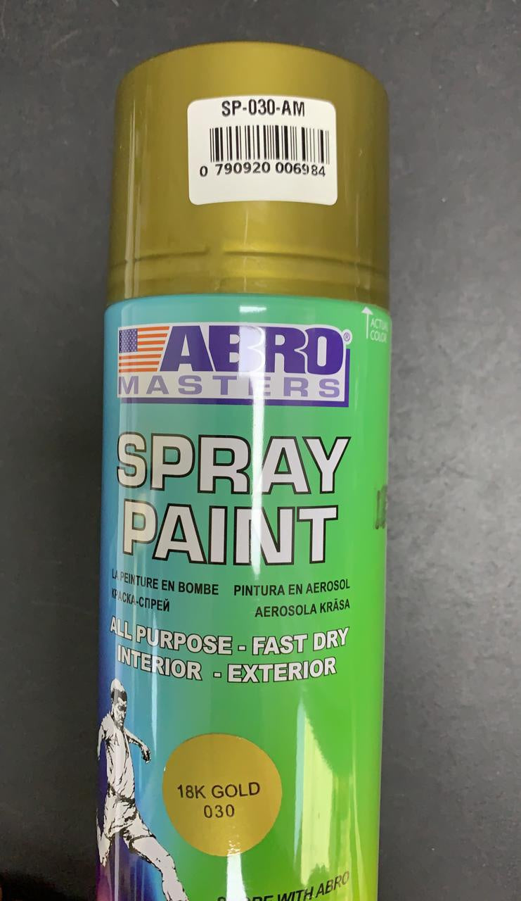 ABRO Tin Spray Gold 18K #030