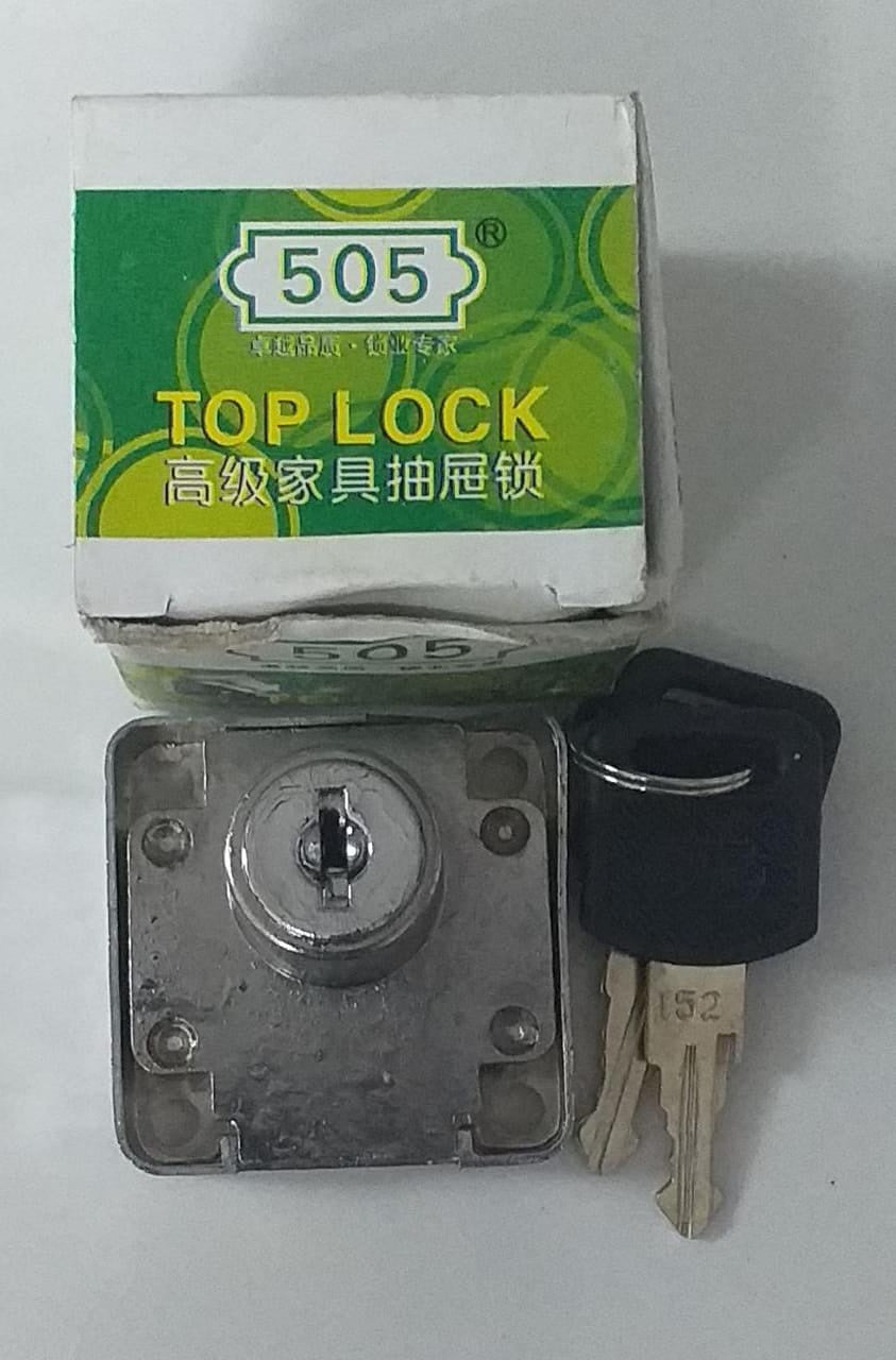 Draw Lock Top Lock #505 Nickle